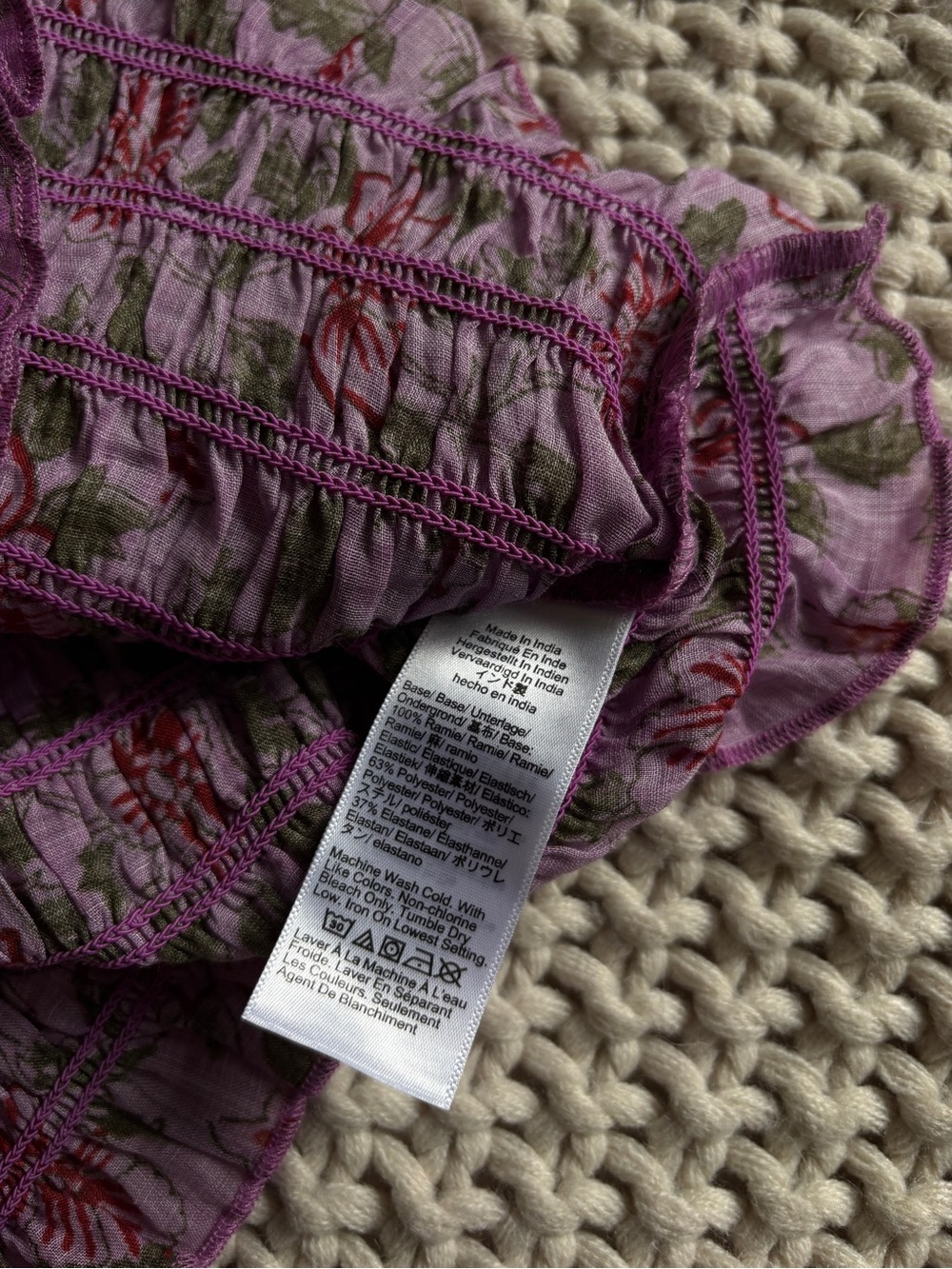 J. Crew Smocked Shell Tank - Picture 5 of 5